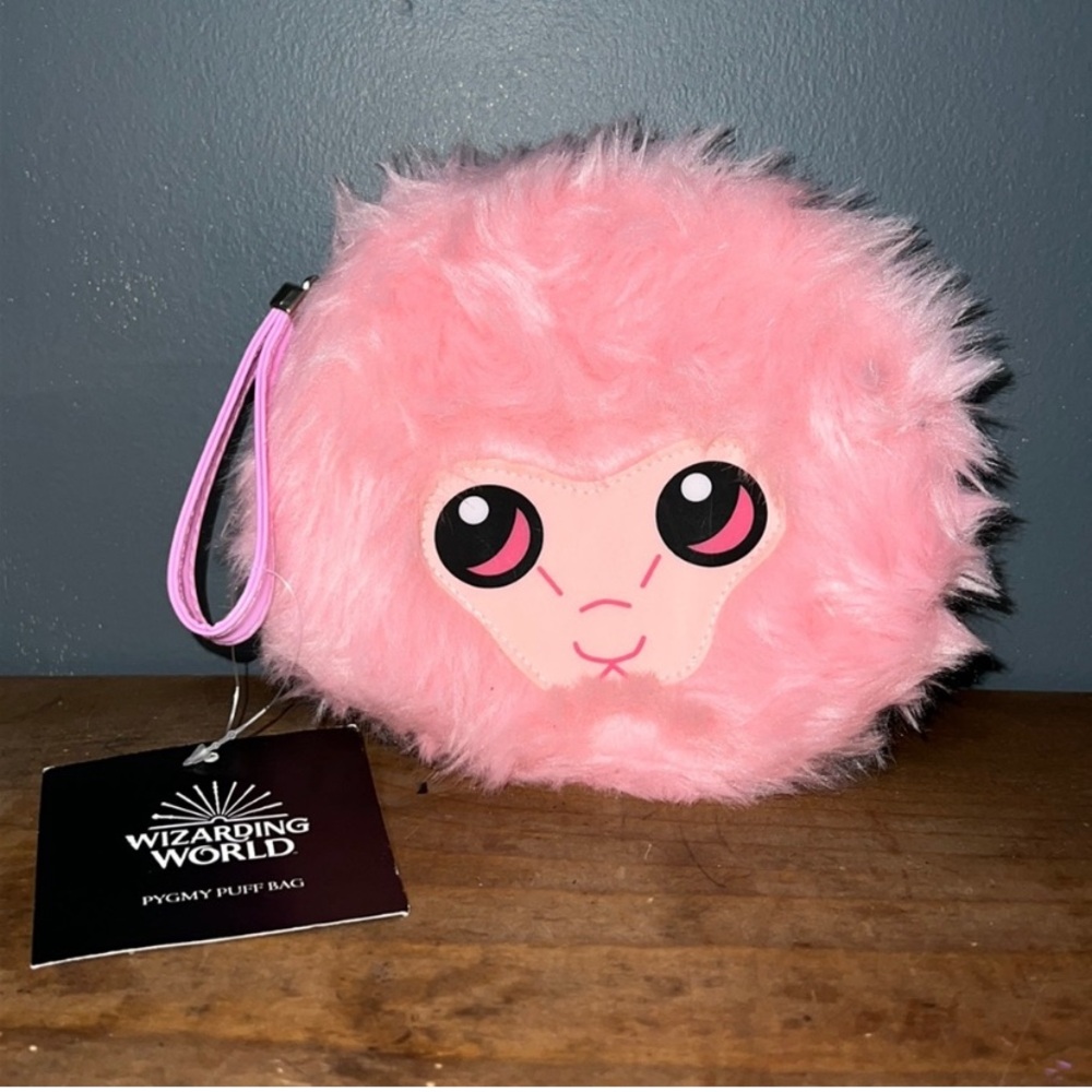 * Copy*  Wizarding World Pink Pygmy Puff Bag Loot Crate Luna Lovegood wristlet